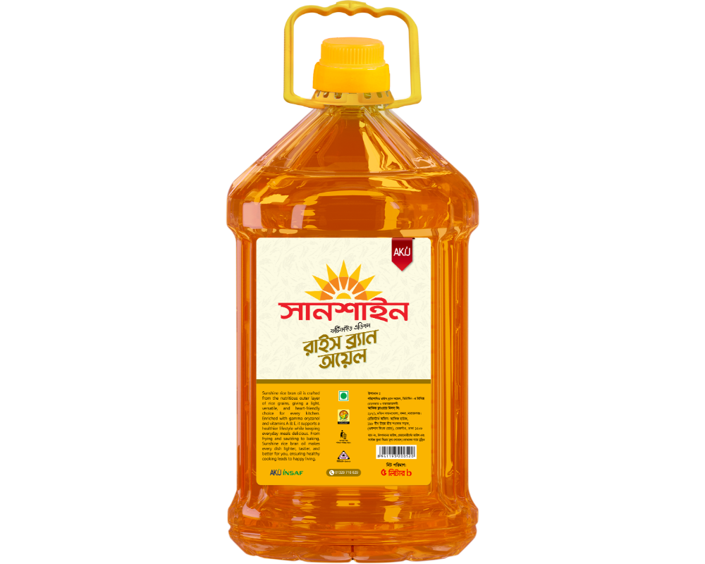 Sunshine Rice Bran Oil 5Ltr.