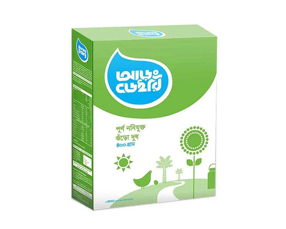Aarong Dairy Full Cream Milk Powder 400gm (BIB)