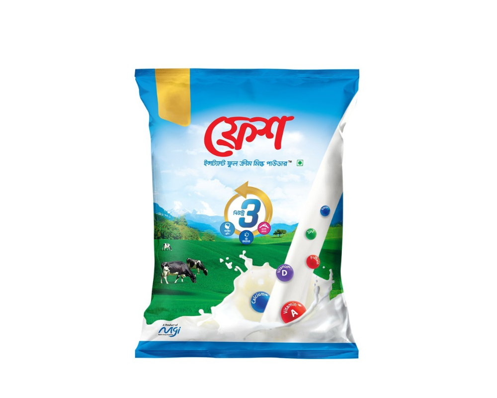 Fresh Instant Full Cream Milk Powder 500gm (Foil Pack)