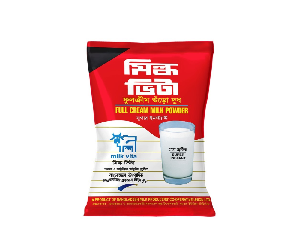 Milk Vita Full Cream Milk Powder 500gm (Poly)