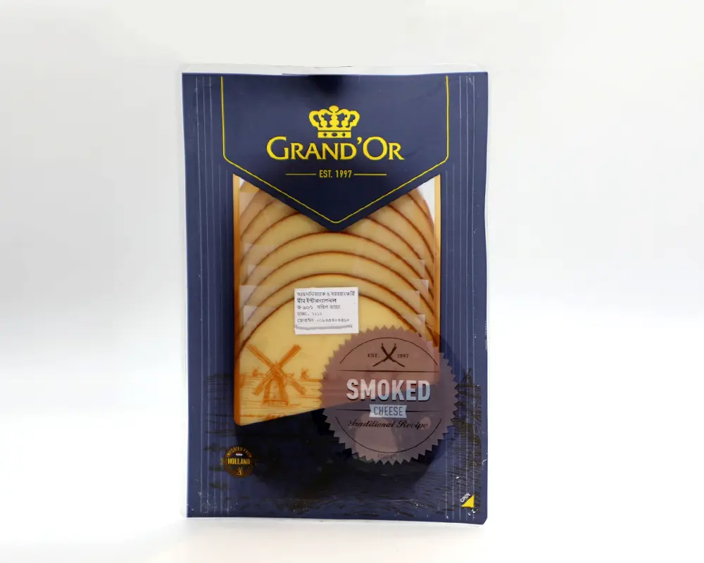 Grand'Or Smoked Premium Slices Cheese 160gm