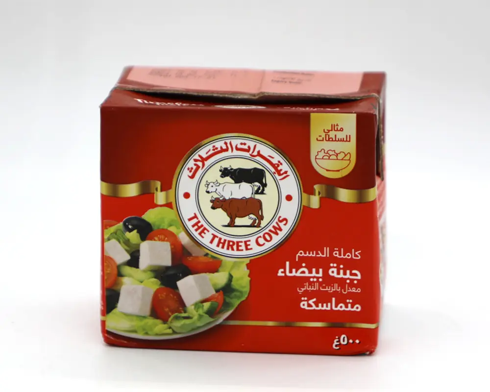Three Cows Feta Cheese Full Cream 500gm