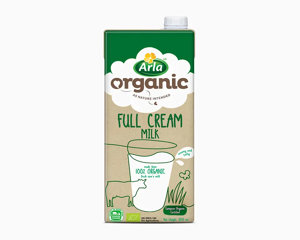 Arla Organic Full Cream Milk 3.5% 1Ltr.