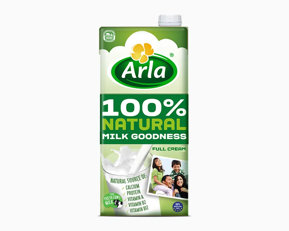 Arla Whole Milk 3.5% Fat 1Ltr.