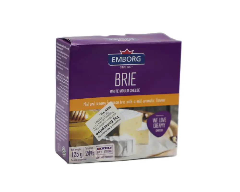 Emborg Brie Cheese 125gm