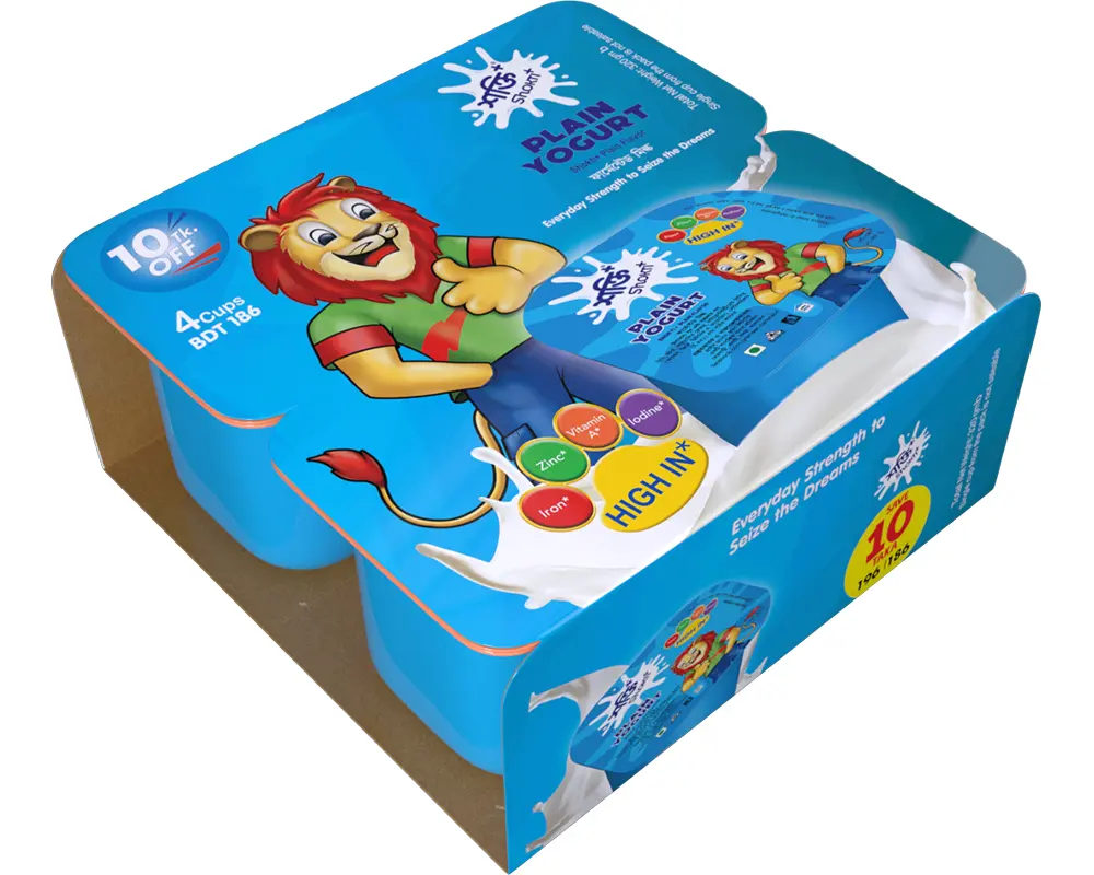 Shokti+ Yogurt Plain 4Pcs Combo Pack