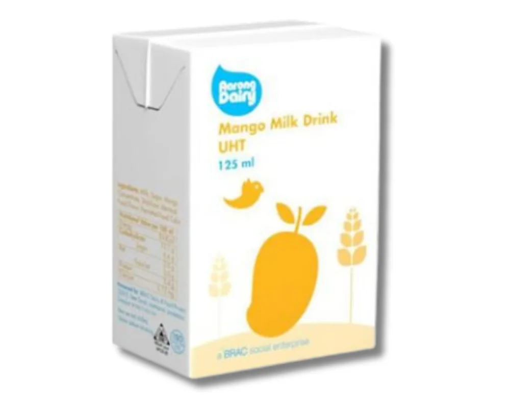 Aarong Dairy Mango Milk Drink UHT 125ml