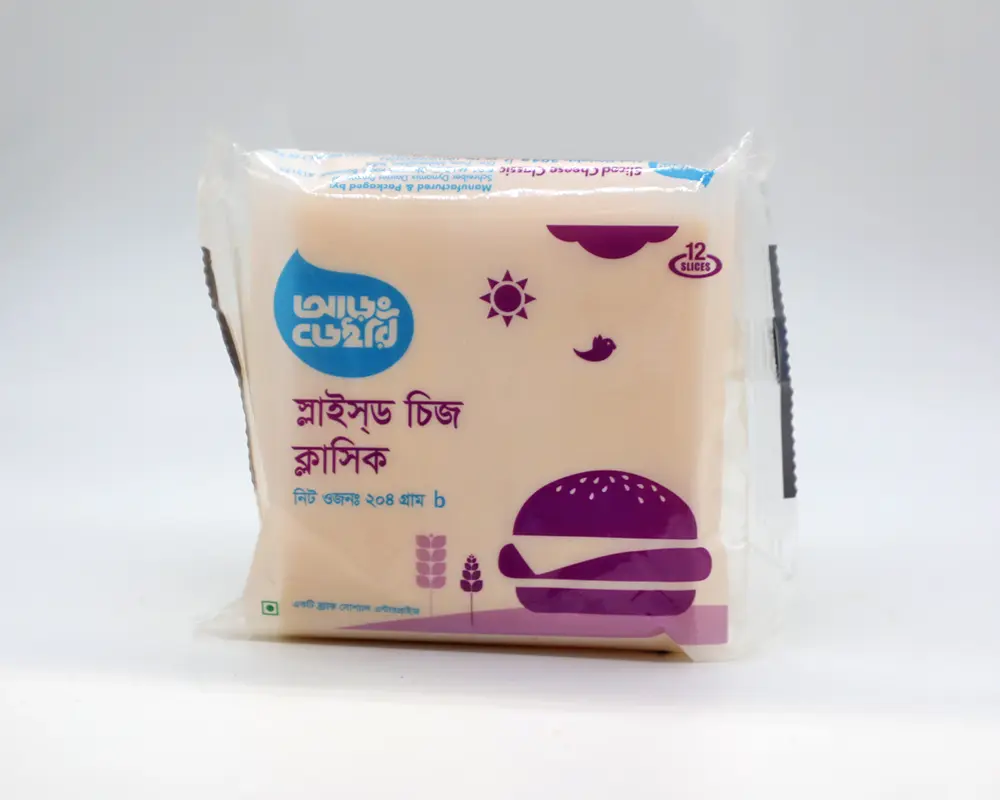 Aarong Dairy Slice Cheese Classic 200(±)4gm