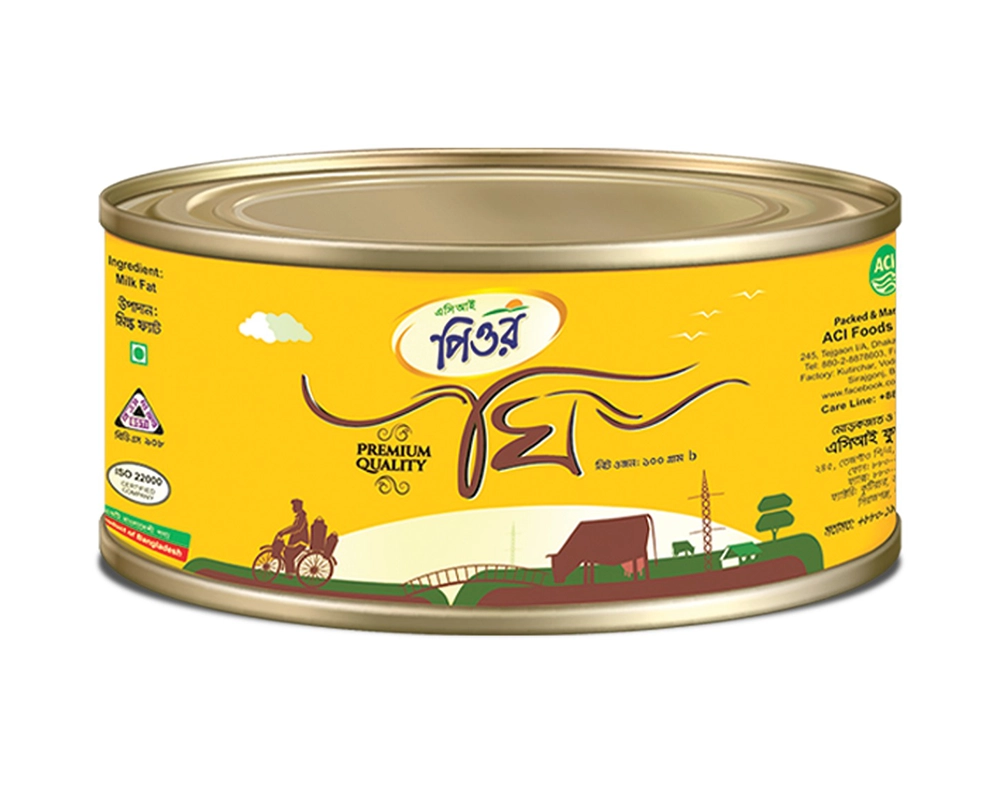 ACI Pure Premium Ghee 100gm (Tin)