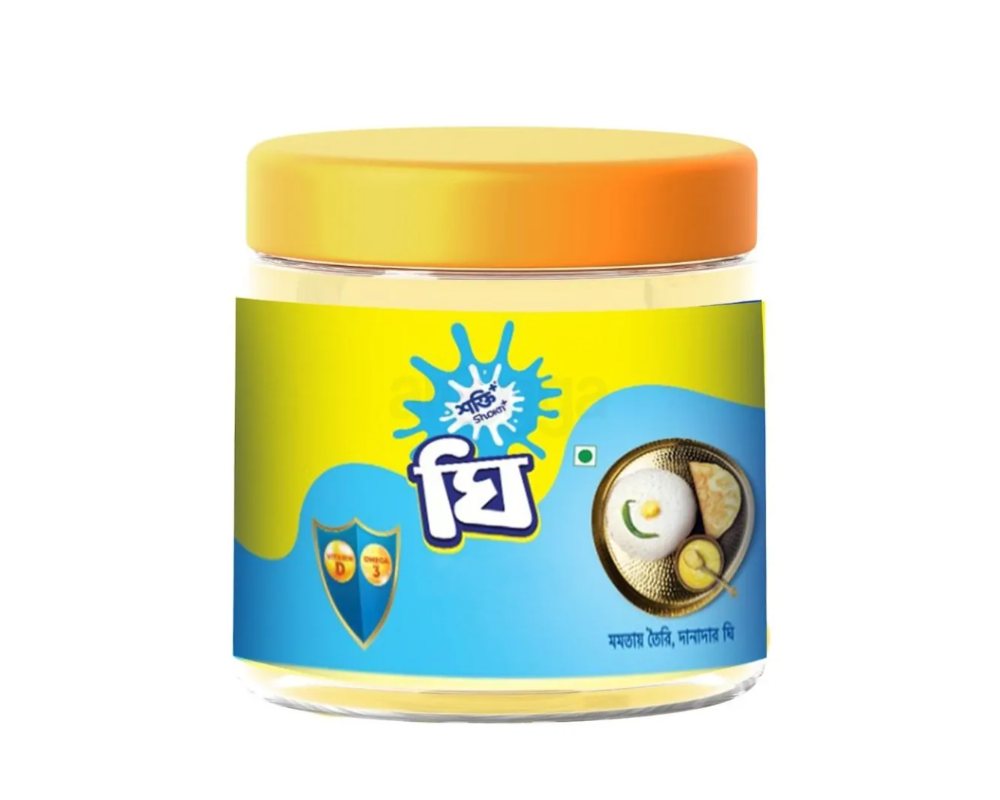Shokti+ Ghee 250gm (Plastic Jar)