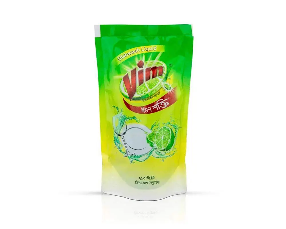 Vim Dish Wash Liquid 250ml (Pouch)