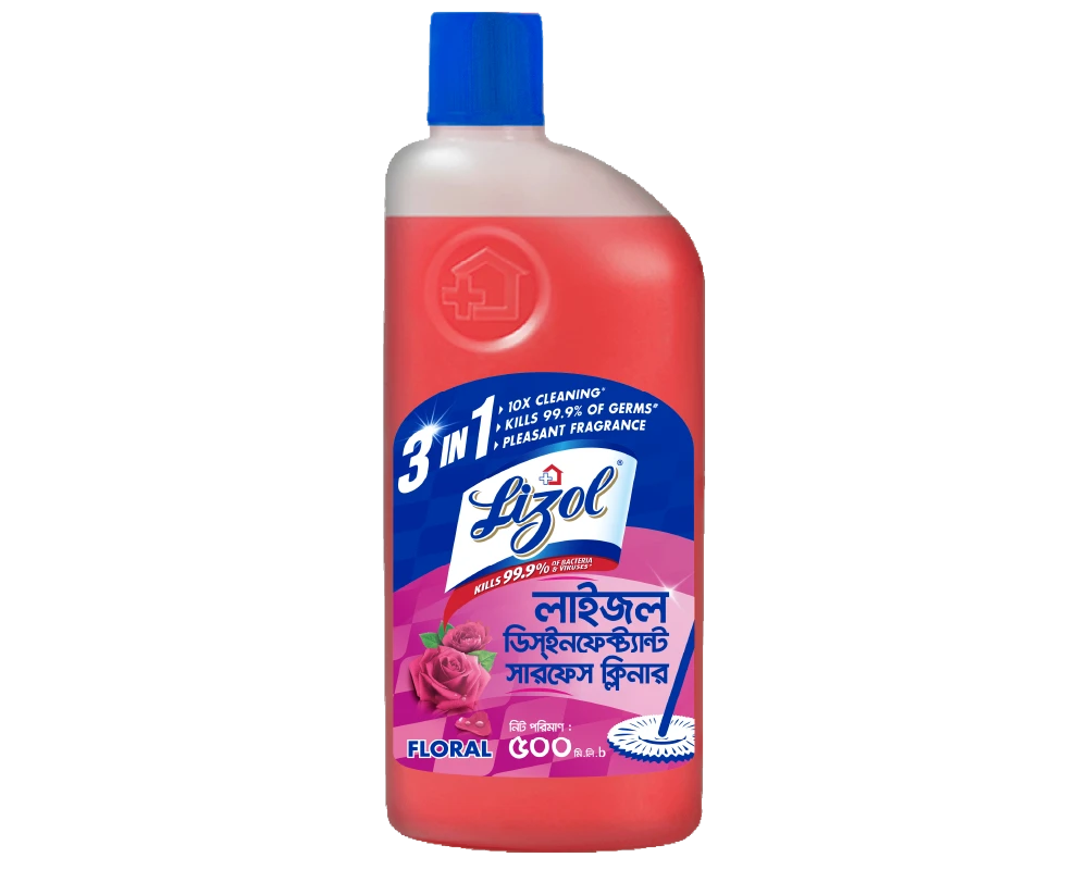 Lizol 3in1 Disinfectant Surface Cleaner Floral 500ml