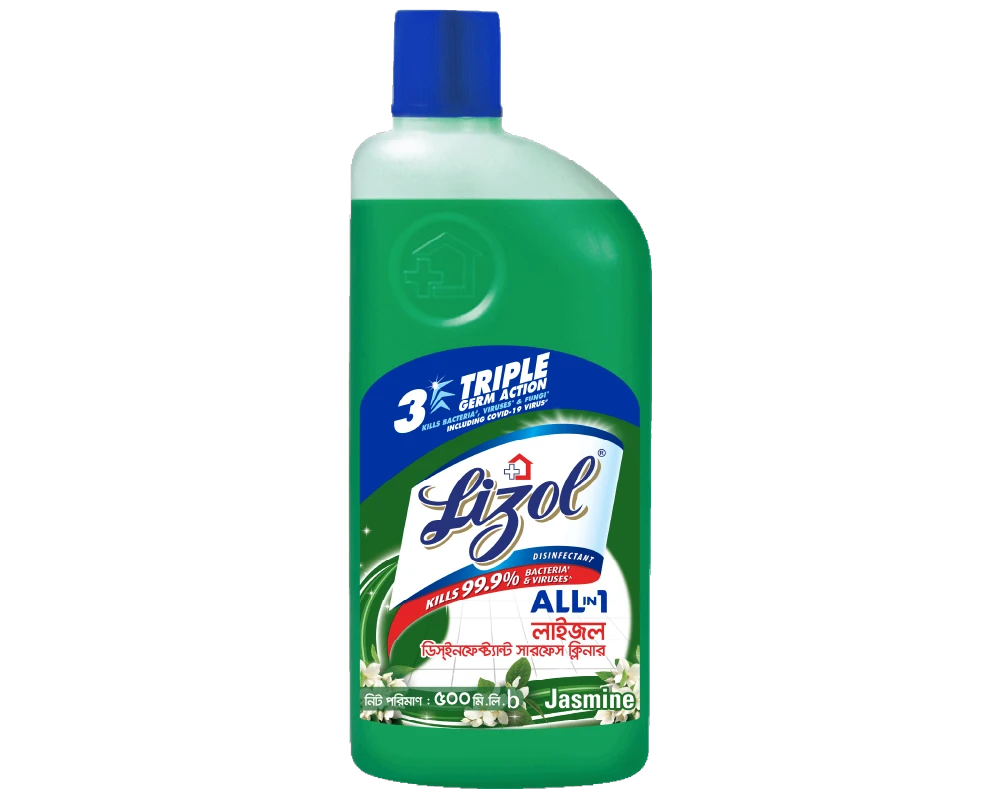 Lizol 3in1 Disinfectant Surface Cleaner Jasmine 500ml