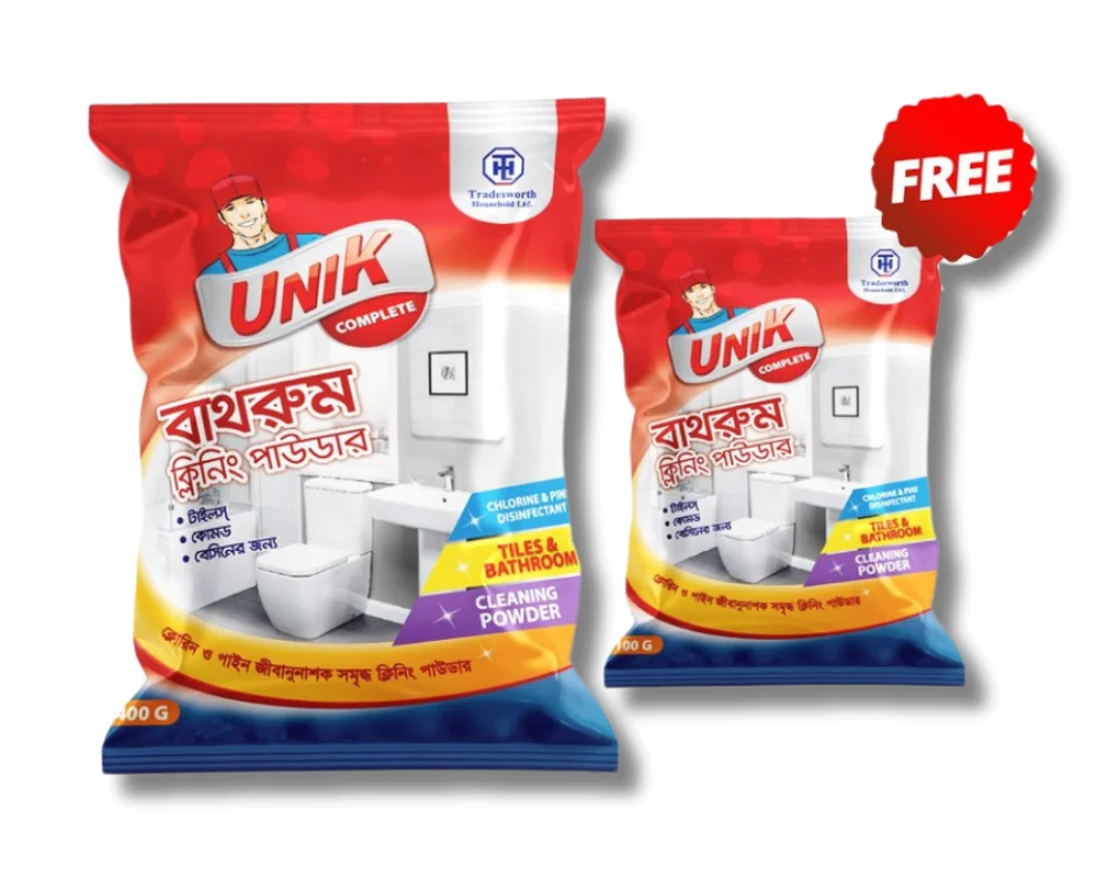Unik Complete Bathroom Cleaner 400gm (Buy1 Get 200(±)100gm Free)