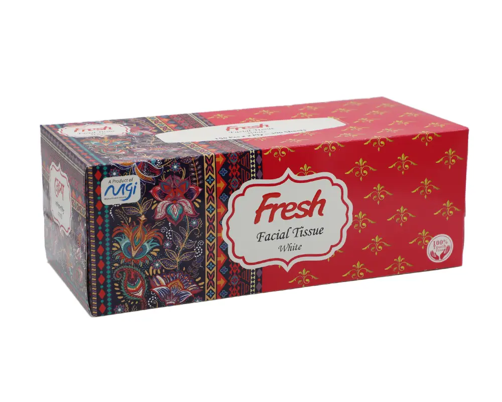 Fresh Facial Tissue White 150PcsX2Ply