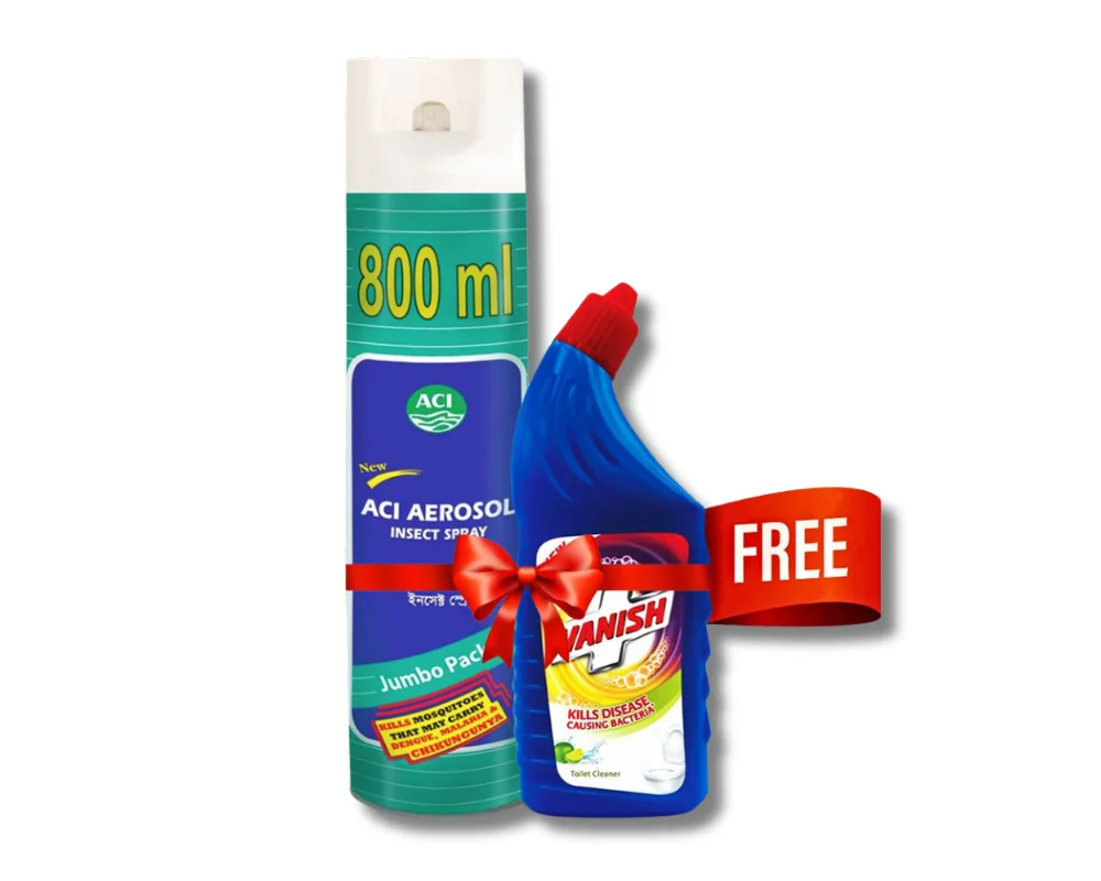 ACI Aerosol Insect Spray 800ml (Buy1 Get Vanish 500ml Free)
