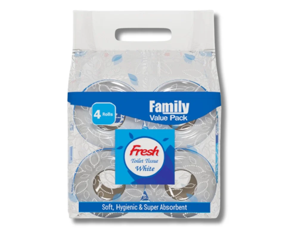 Fresh Toilet Tissue 4Pcs Roll Value Pack