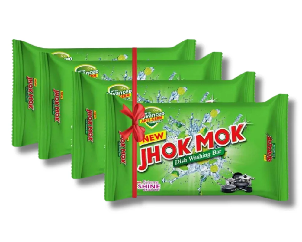 Jhok Mok Dish Washing Bar 300gm (Buy3 Get1 Free)