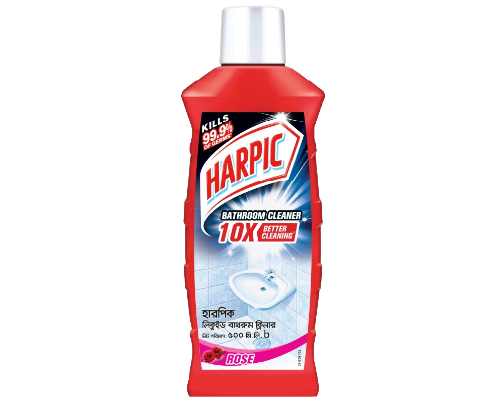 Harpic Bathroom Cleaner (Rose Fragrance) 500ml