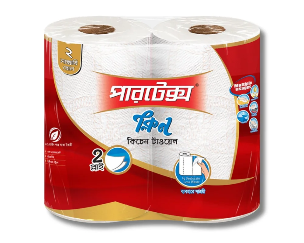 Partex Cleen Kitchen Towel 2Ply 2Rolls