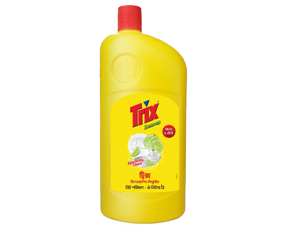 Trix Lemon Dish Washing Liquid 1Ltr.