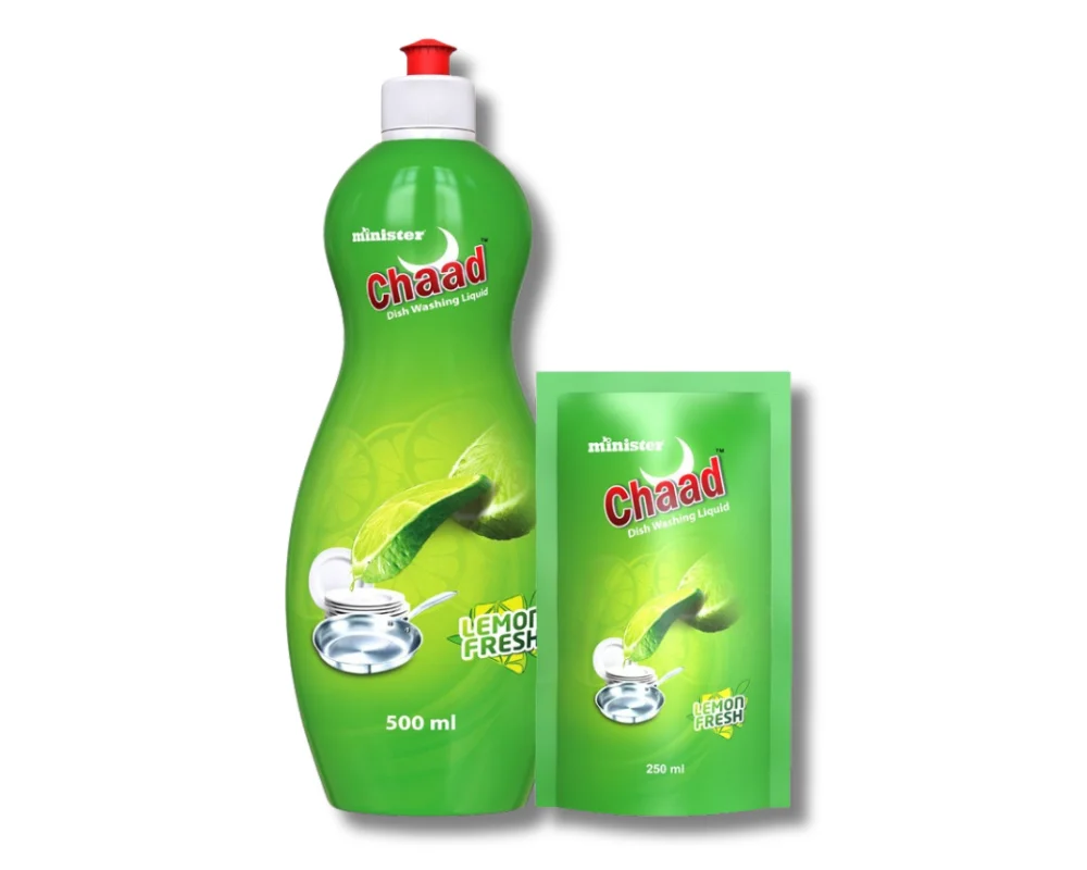 Minister Chaad Dish Washing Lemon Fresh 250ml (Buy1 Get1 Free)