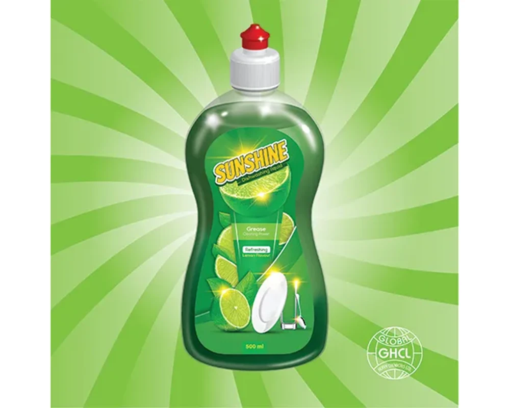 Sunshine Dishwashing Liquid 500ml (Buy1 Get1 Free)