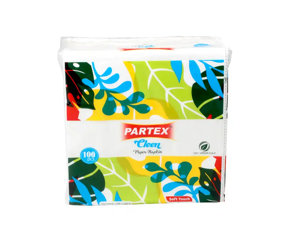 Partex Cleen Paper Napkin 100Pcs