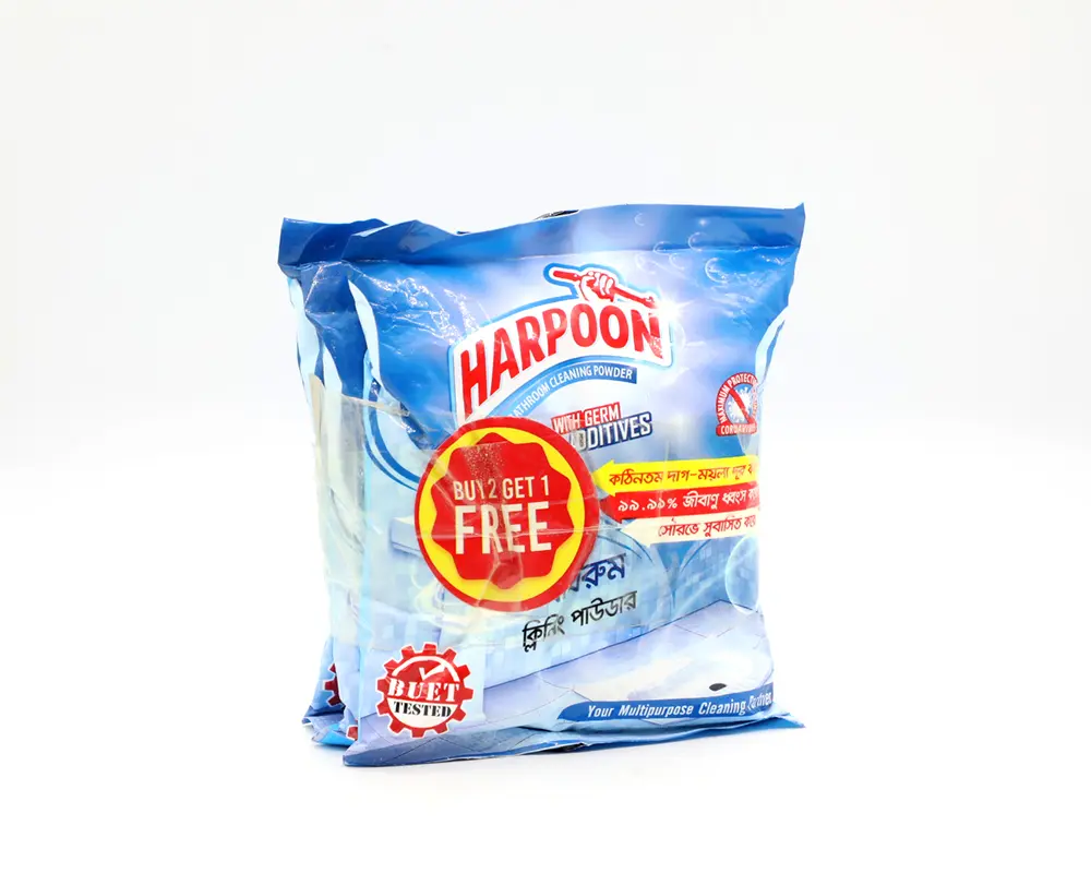 Harpoon Bathroom Cleaning Powder 200gm (Buy2 Get1 Free)