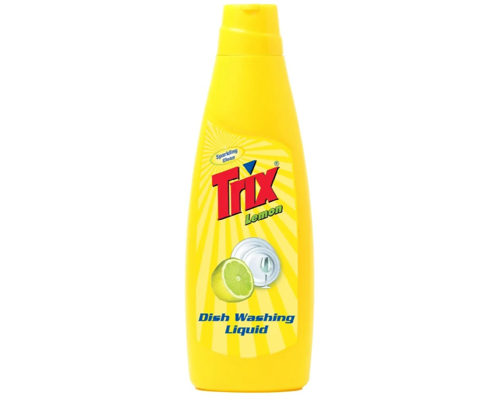 Trix Dishwashing Liquid Lemon 500ml (Buy1 Get75gm T.Bar Free)