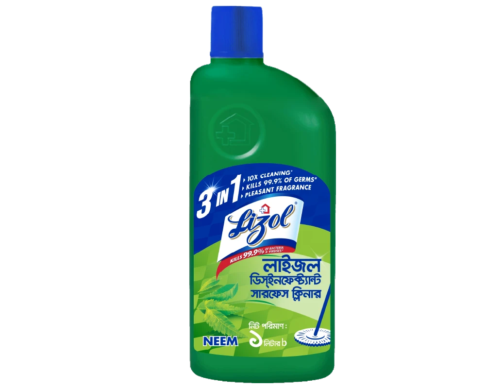 Lizol Disinfectant Surface Cleaner Neem 1Ltr.