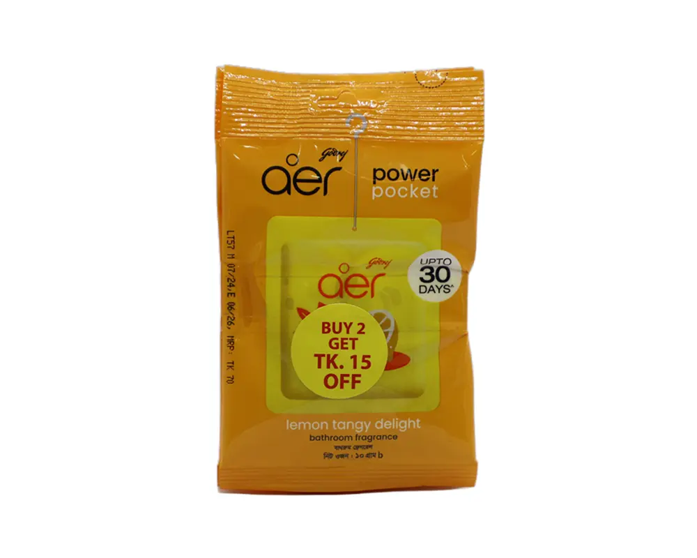 Godrej Aer Power Pocket Tangy Delight 10gm (Buy2 Save 15 tk)