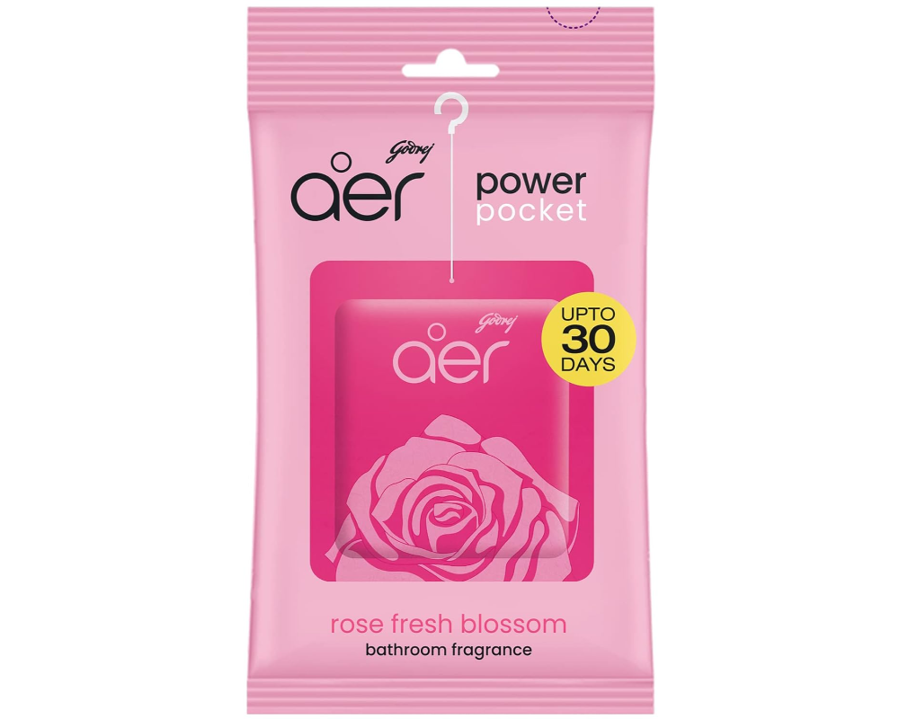 Godrej Aer Power Pocket Rose Fresh Blossom 10gm (Buy2 Save 15 tk)