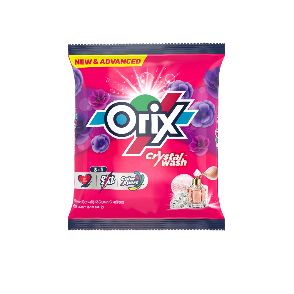 Orix Crystal Wash Detergent Powder 500gm