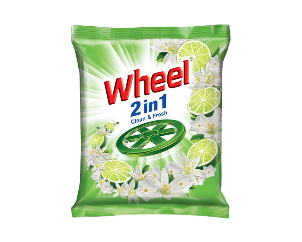 Wheel 2in1 Detergent 2kg (Buy1 Get250ml Vim. R Free)