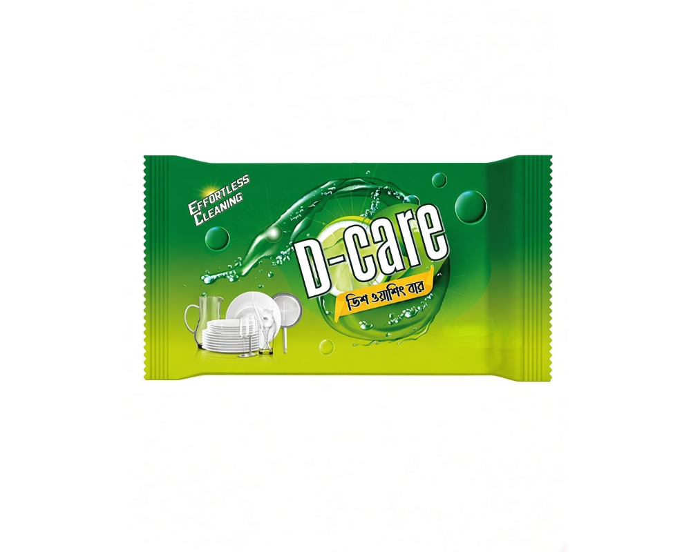 D-Care Dish Washing Bar 300gm (Buy3 Get1 Free)