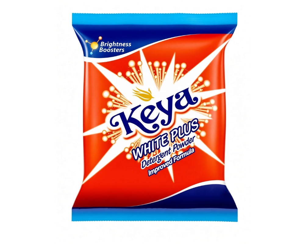 Keya White Plus Detergent Powder 1kg (Buy1 Get200gm Free)