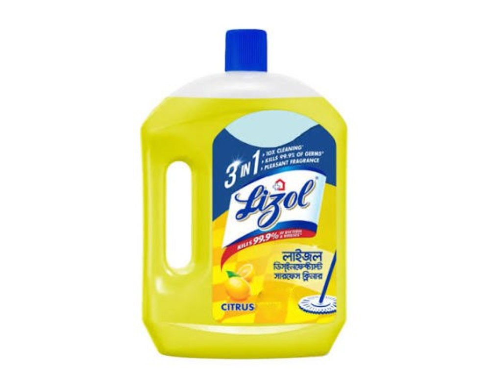 Lizol Disinfectant Surface Cleaner Citrus 2Ltr.