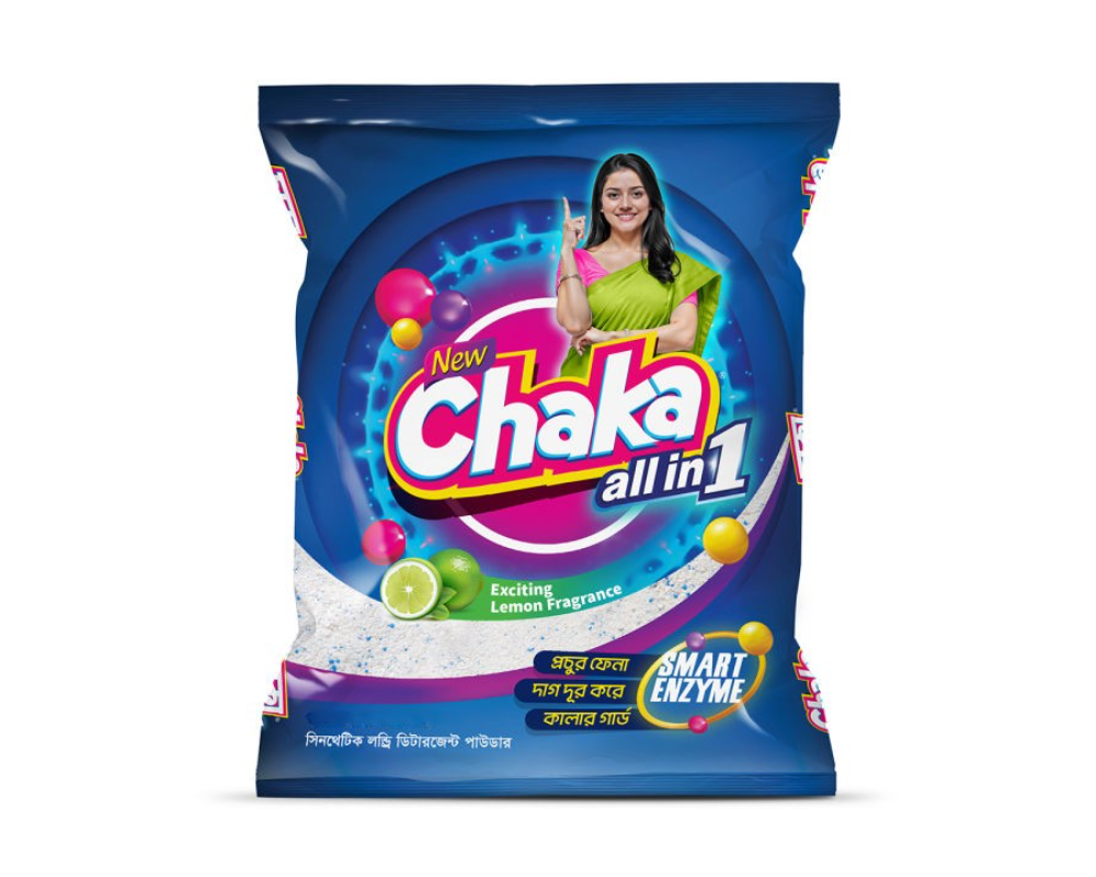 Chaka Detergent Powder All-in-1 2kg (Bowl Free)
