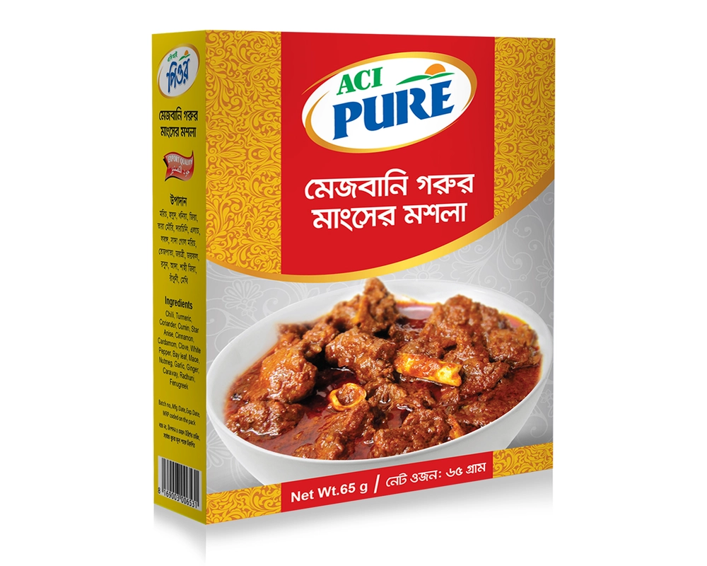 ACI Pure Mejbani Beef Masala 65gm