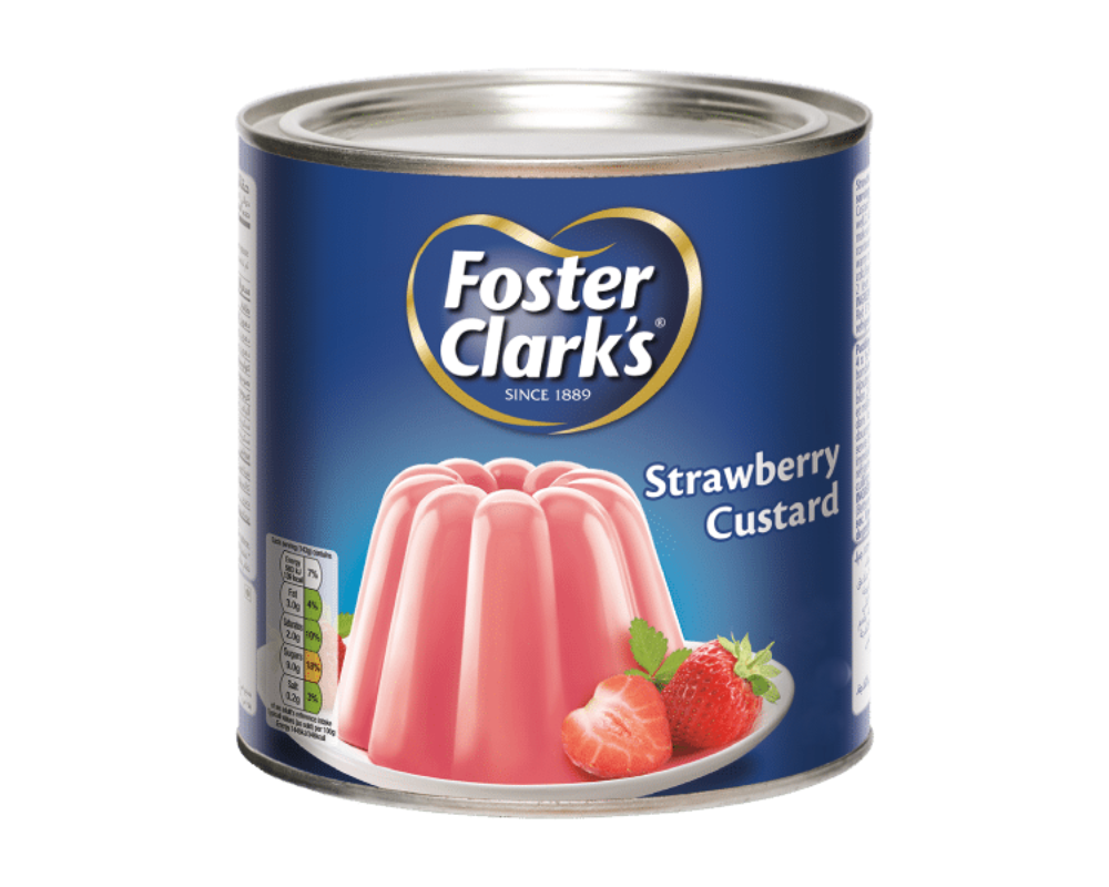 Foster Clarks Custard Powder Strawberry 400gm