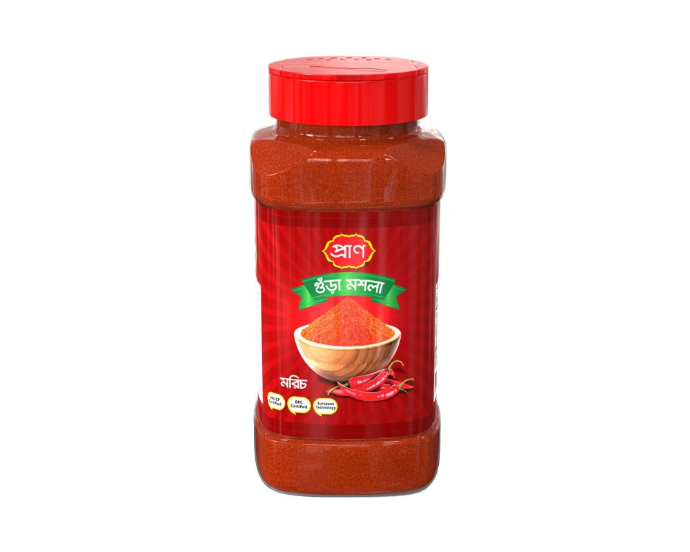 Pran Chilli (Morich) Powder 250(±)50gm (Jar)