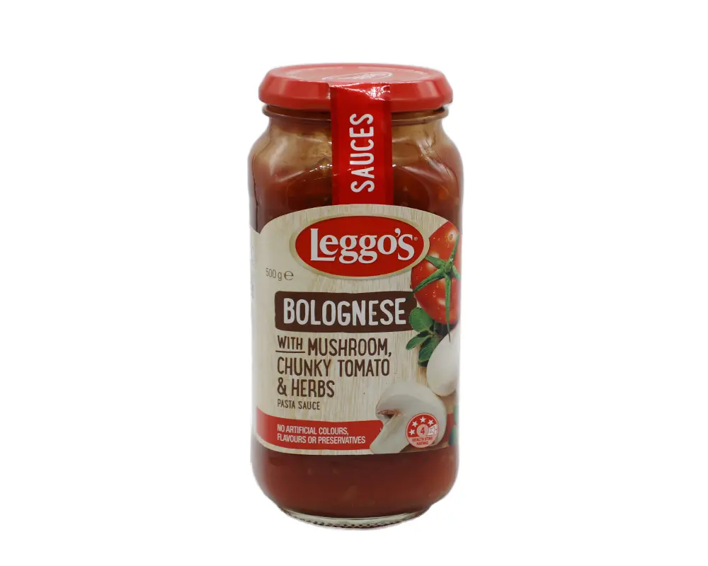 Leggo's Mushroom Bolognese Pasta Sauce 575(±)75gm