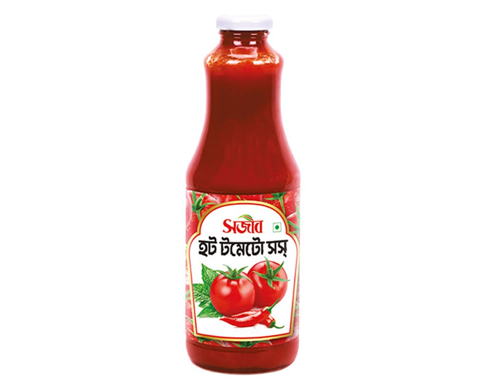Sajeeb Hot Tomato Sauce 1kg