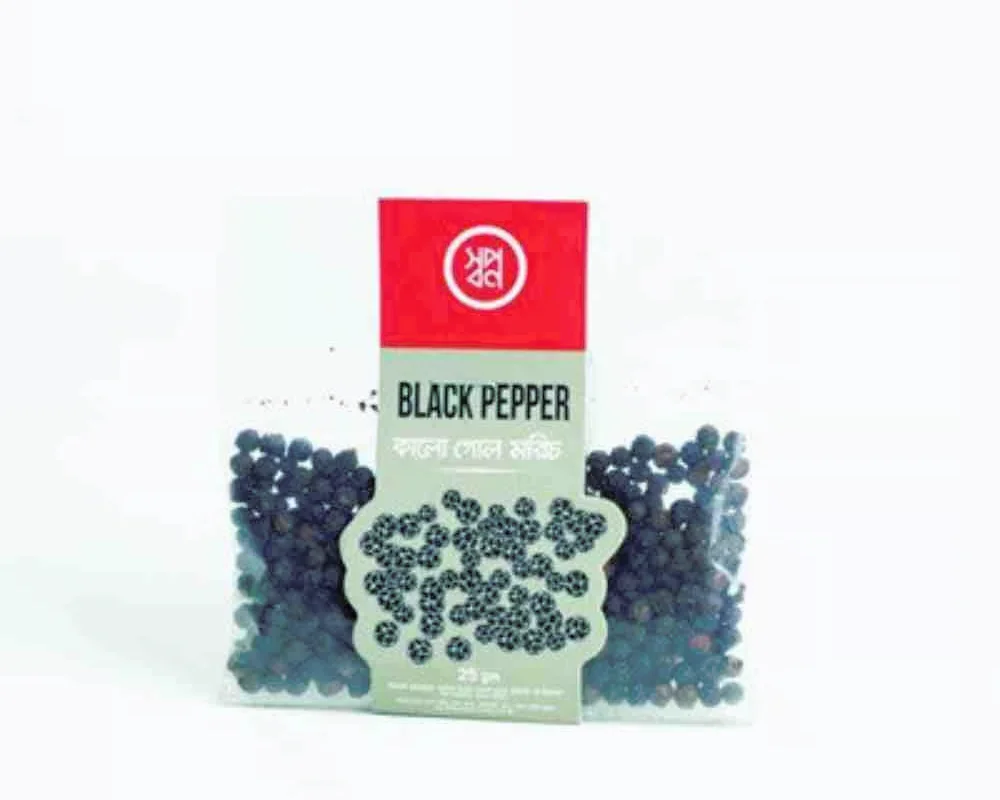 Shwapno Gol Morich (Black Pepper) 25gm