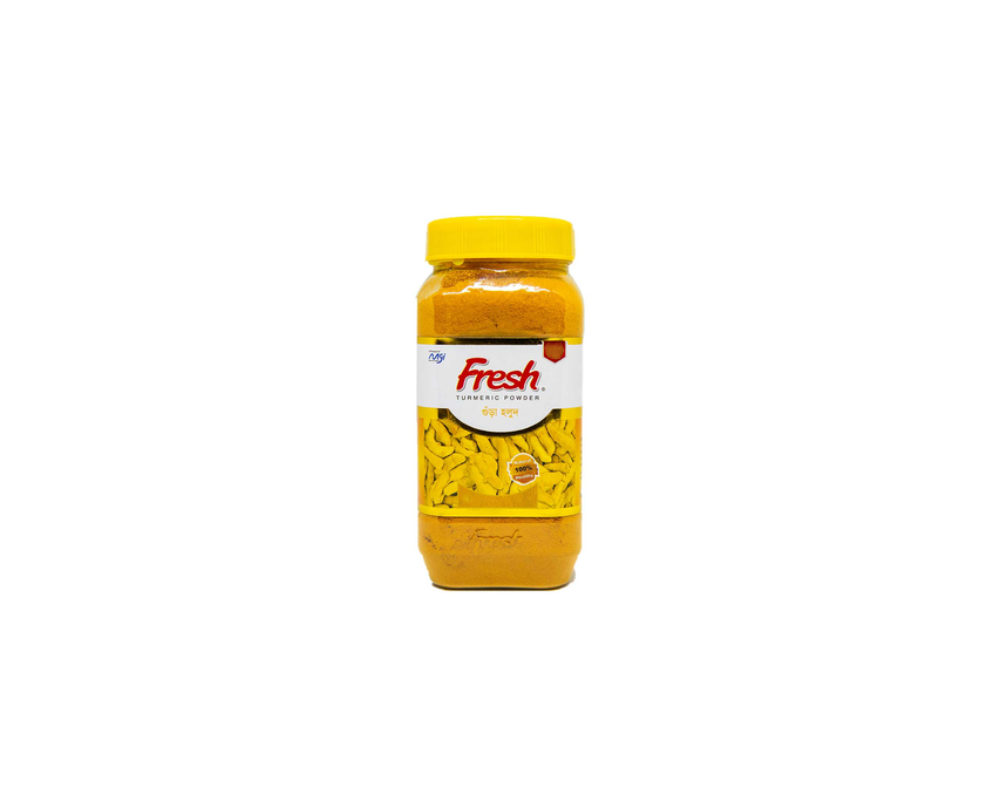 Fresh Turmeric (Holud) Powder 200gm (Jar)