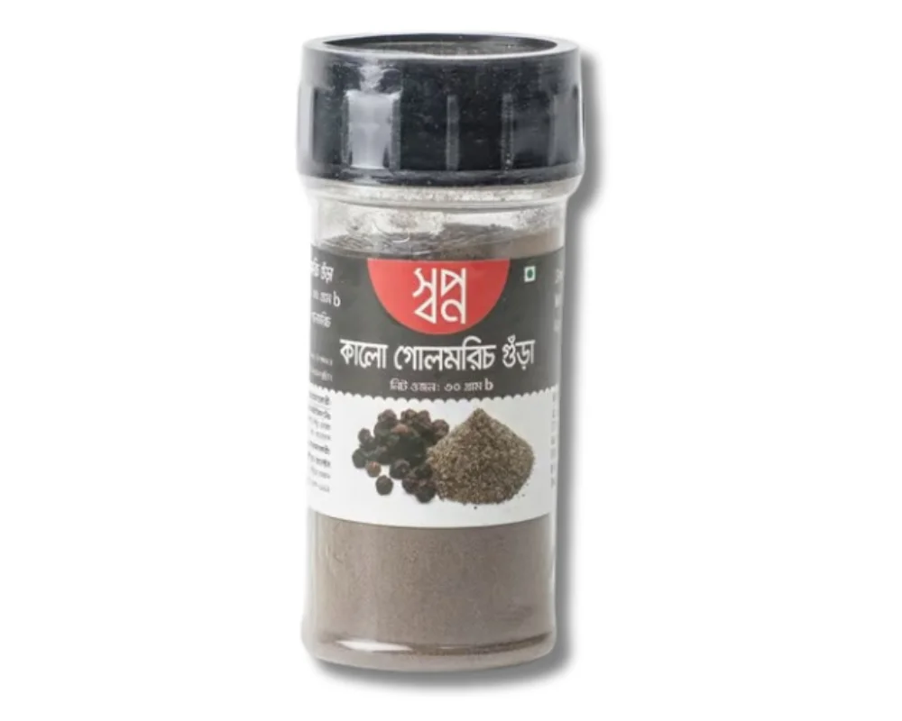 Shwapno Black Pepper Powder 30gm (Jar)