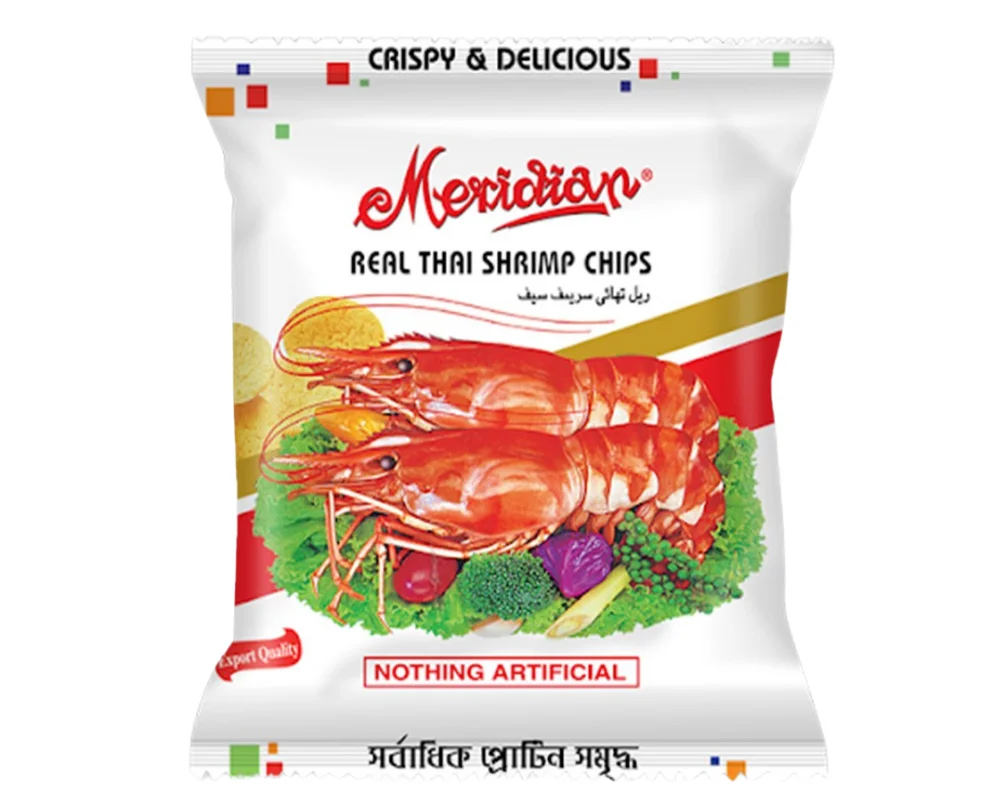 Meridian Real Thai Shrimp Chips 20(±)4gm
