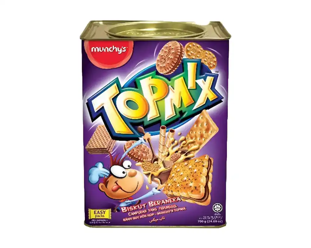 Munchy's Top Mix Biscuit 750(±)50gm (Tin)