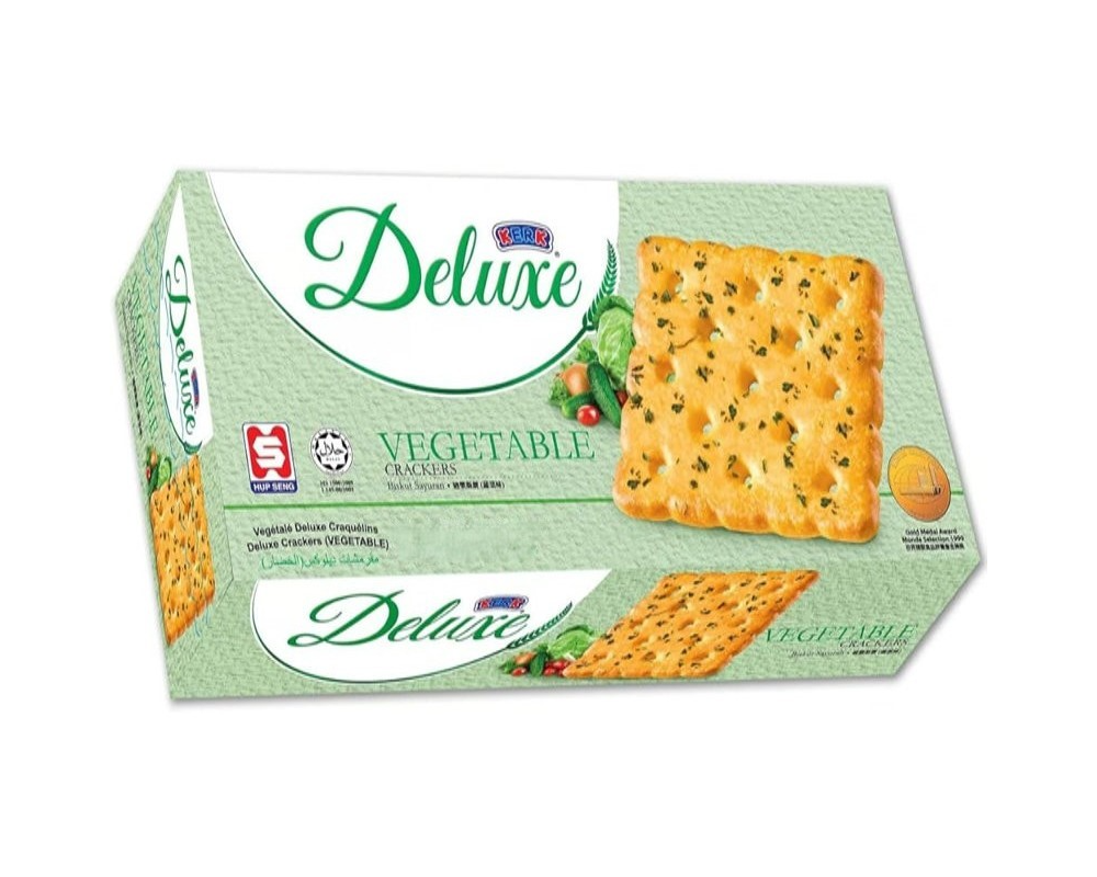 KERK Deluxe Vegetable Crackers 168gm